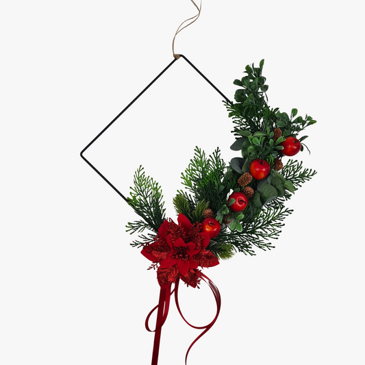 Modern Christmas Wreath