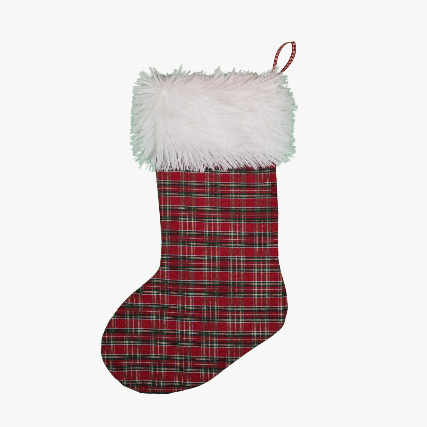 Plaid Christmas Stocking